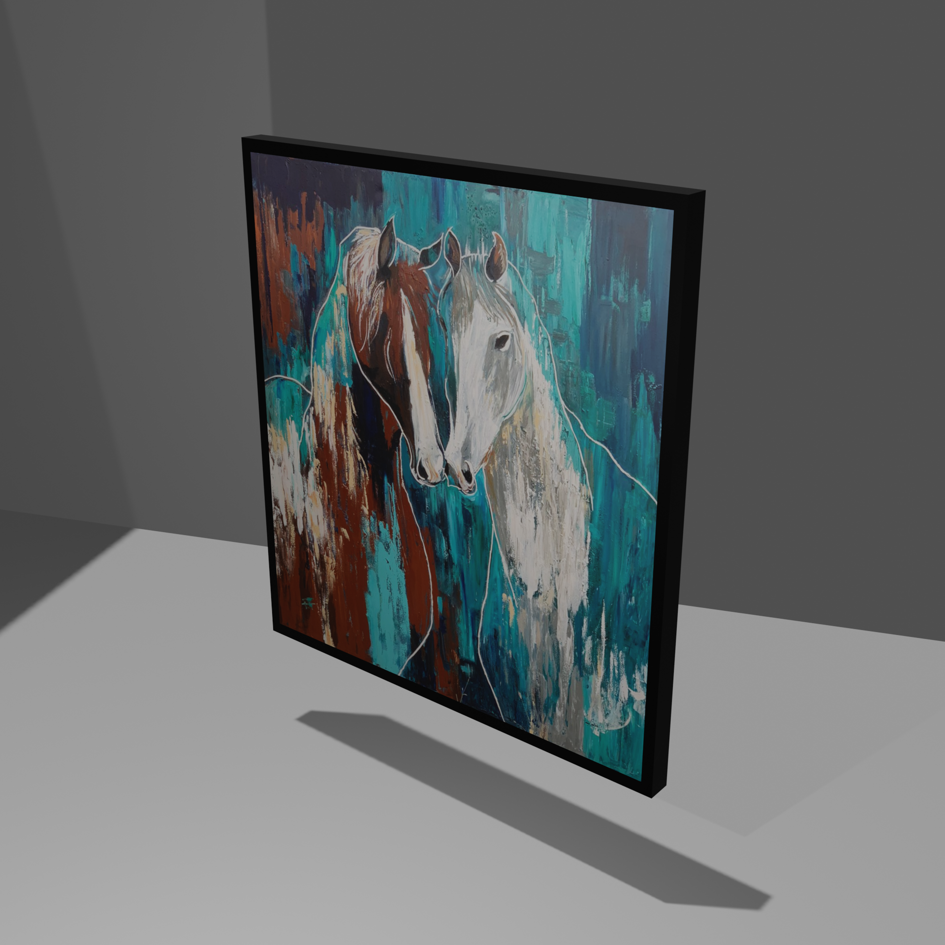 Exhibition Twin Horses
